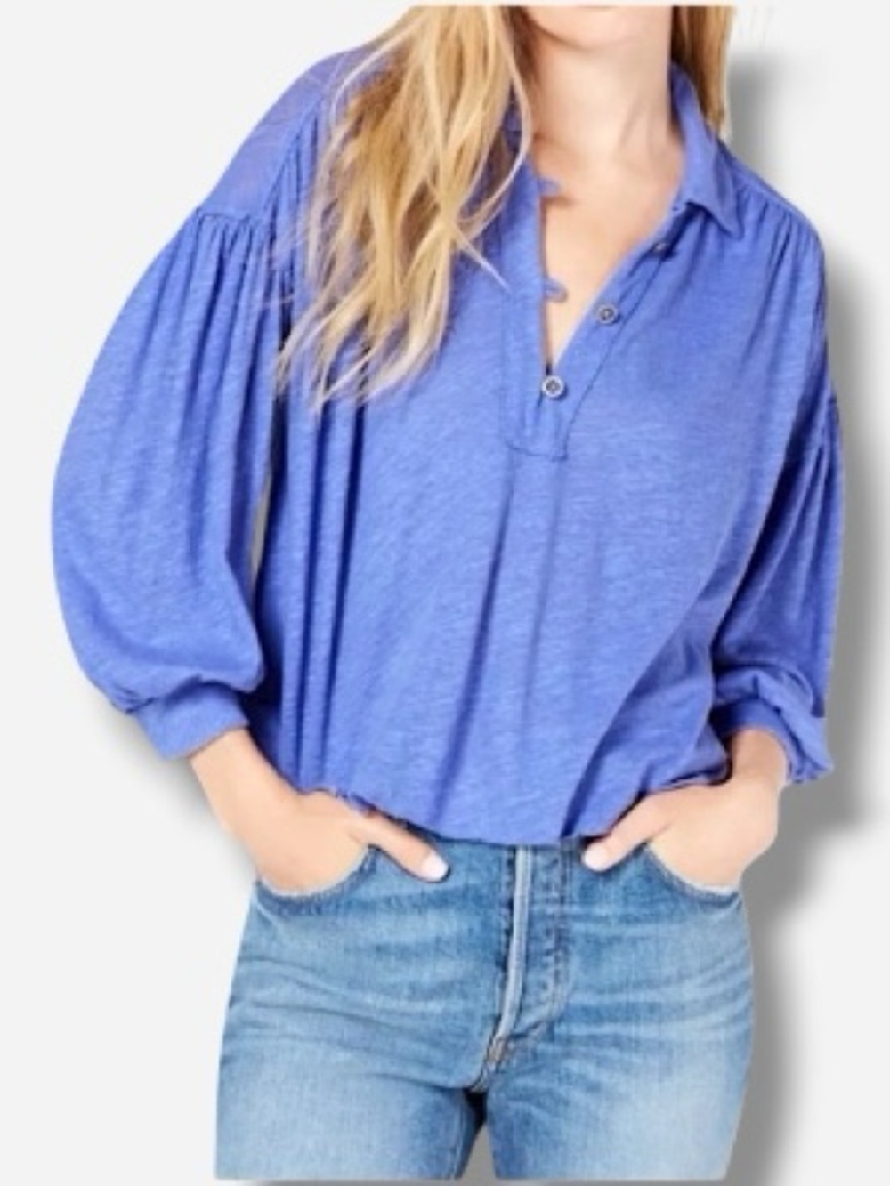 🌸New🌸 Free People Long Sleeve Collared Blouse XS